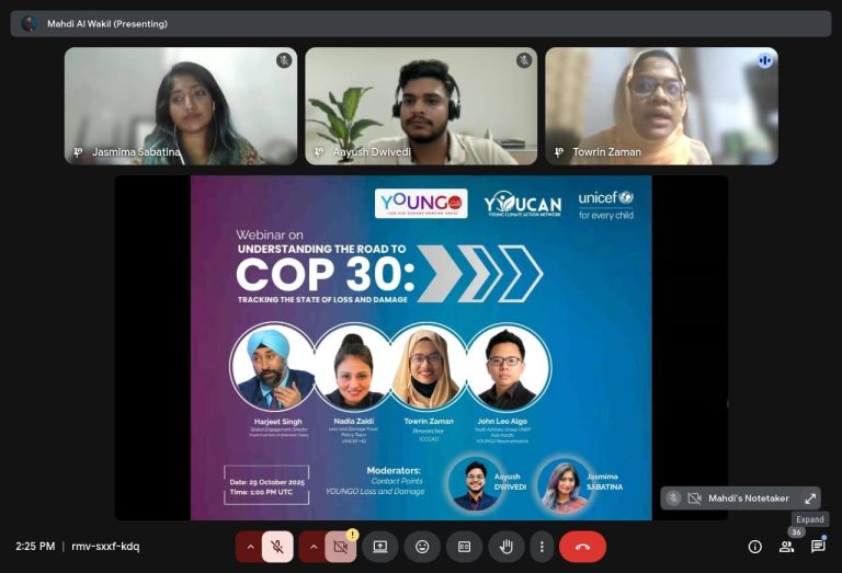 Advancing Climate Justice: YOUCAN and Partners Pave the Road to COP30 on Loss & Damage