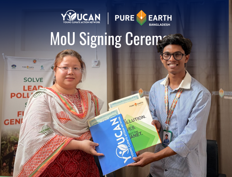 MoU Signed Between YOUCAN and Pure Earth Bangladesh to Combat Lead Pollution in Bangladesh